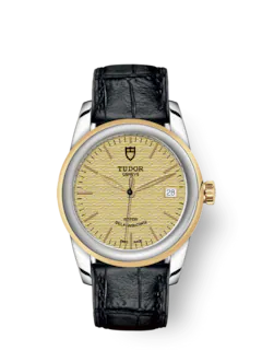 Tudor Glamour Date, Stainless Steel and 18k Yellow Gold, 36mm, Ref# M55003-0060