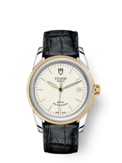 Tudor Glamour Date, Stainless Steel and 18k Yellow Gold, 36mm, Ref# M55003-0086