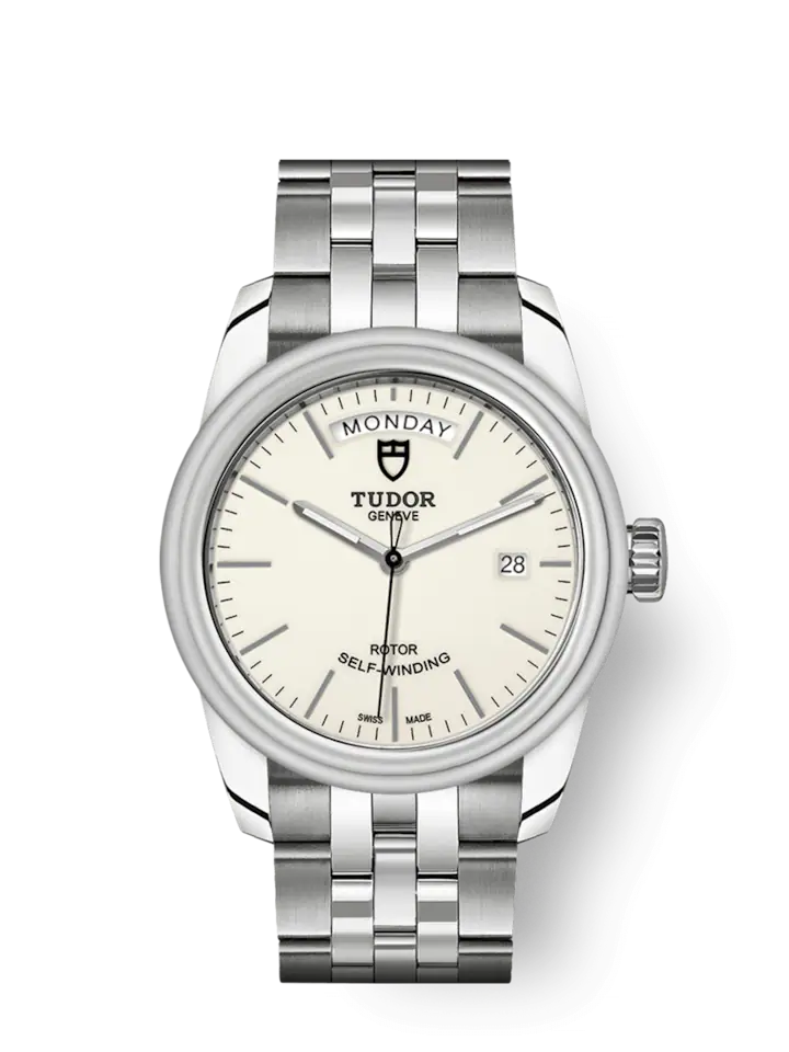 Tudor Glamour Date+Day, Stainless Steel, 39mm, Ref# M56000-0181