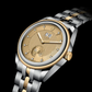 Tudor Glamour Double Date, Stainless Steel and 18k Yellow Gold with Diamond-set, 42mm, Ref# M57103-0006, Side