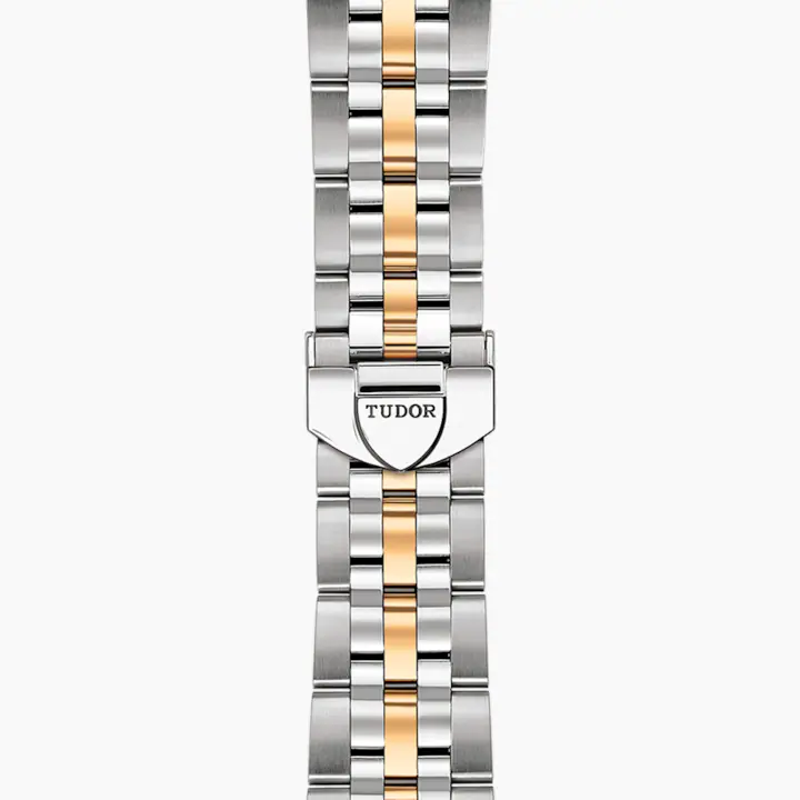 Tudor Glamour Double Date, Stainless Steel and 18k Yellow Gold, 42mm, Ref# M57103-0001, Bracelet
