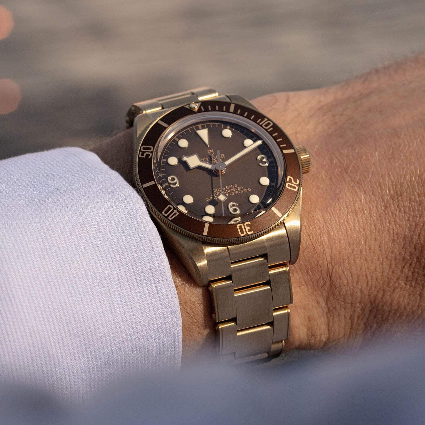 Tudor Black Bay Fifty-Eight 'Boutique Edition', Bronze, 39mm, Ref# M79012M-0001, watch on hand