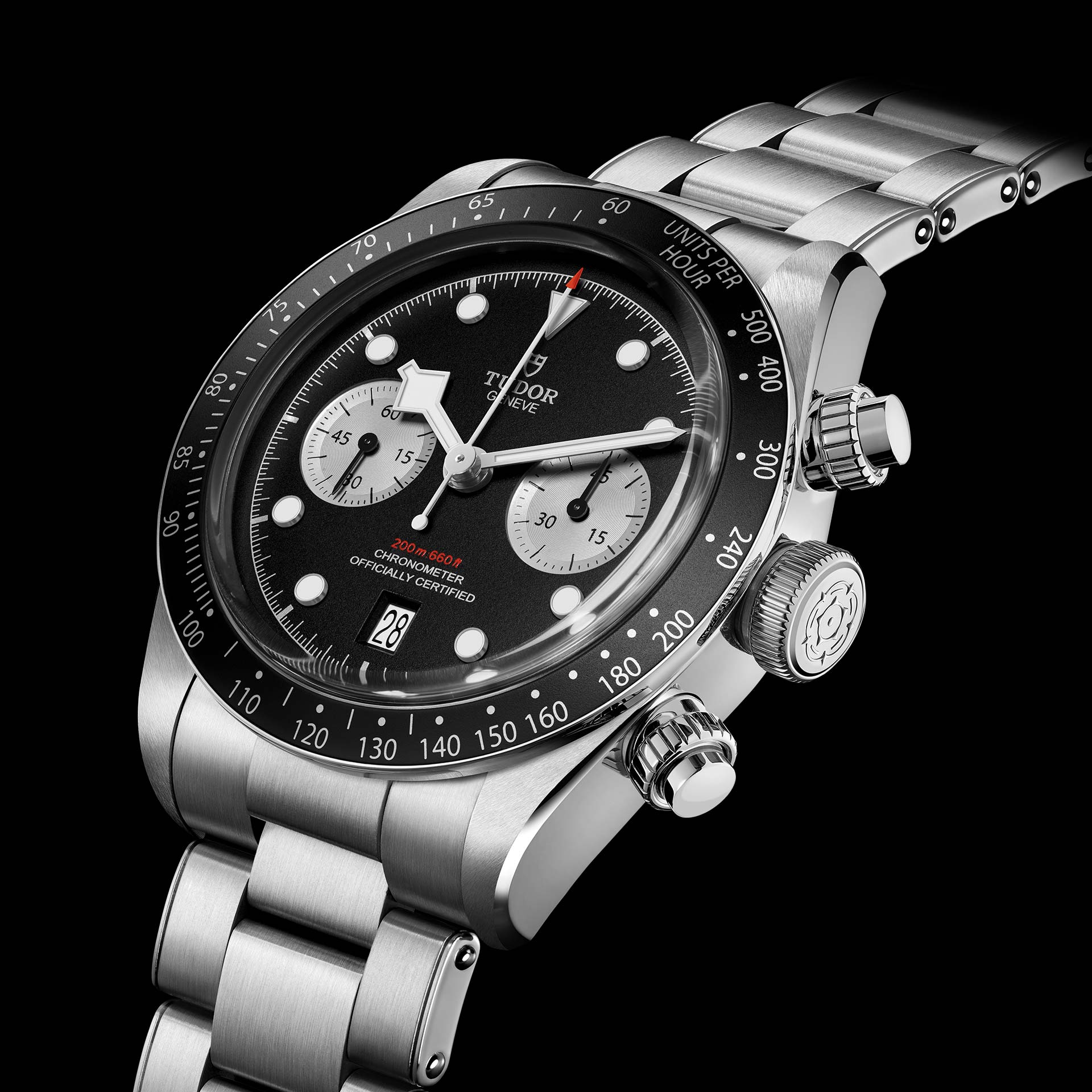 Tudor Black Bay Chrono, 41mm, 316L Stainless Steel, Ref# M79360N-0001, Dial