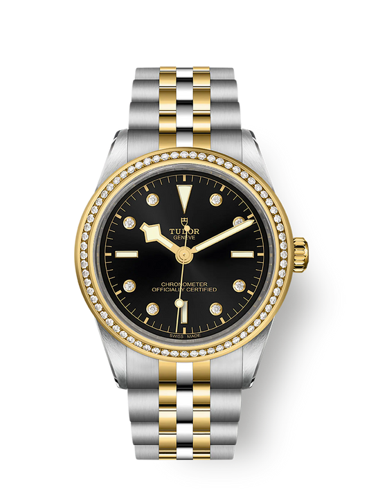 Tudor Black Bay 39 S&G, 316L Stainless Steel, 18k Yellow Gold and Diamonds, Ref# M79673-0005