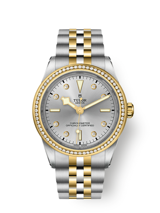 Tudor Black Bay 39 S&G, 316L Stainless Steel, 18k Yellow Gold and Diamonds, Ref# M79673-0006