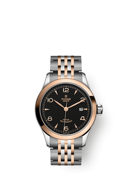 Tudor 1926, Stainless Steel and 18k Rose Gold, 28mm, Ref# M91351-0003