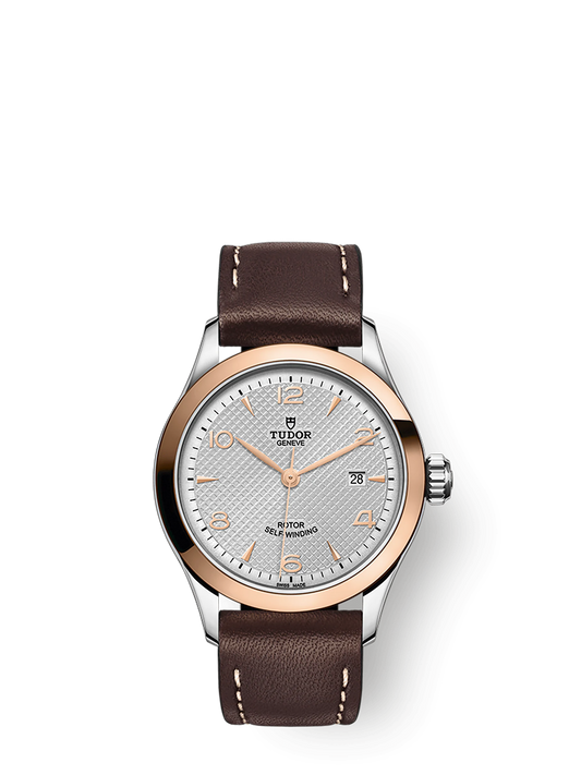 Tudor 1926, Stainless Steel and 18k Rose Gold, 28mm, Ref# M91351-0005