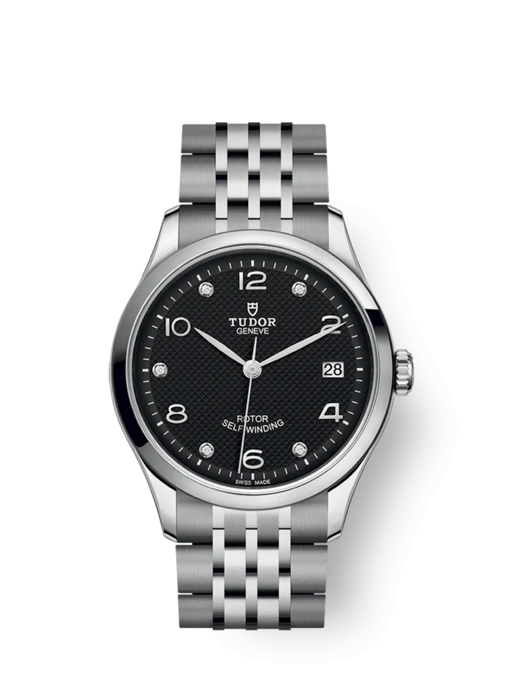 Tudor 1926, Stainless Steel with Diamond-set, 36mm, Ref# M91450-0004