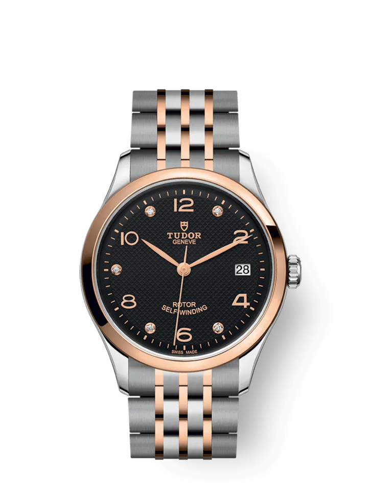 Tudor 1926, Stainless Steel and 18k Rose Gold with Diamond-set, 36mm, Ref# M91451-0004