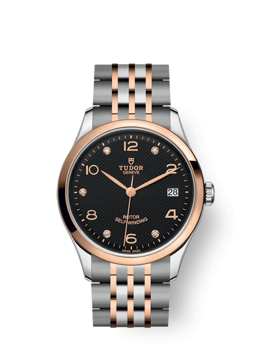 Tudor 1926, Stainless Steel and 18k Rose Gold with Diamond-set, 36mm, Ref# M91451-0004