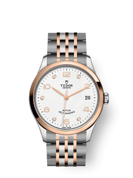 Tudor 1926, Stainless Steel and 18k Rose Gold with Diamond-set, 36mm, Ref# M91451-0011