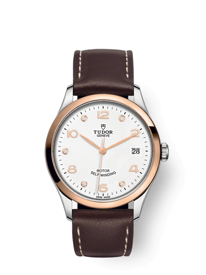 Tudor 1926, Stainless Steel and 18k Rose Gold with Diamond-set, 36mm, Ref# M91451-0012