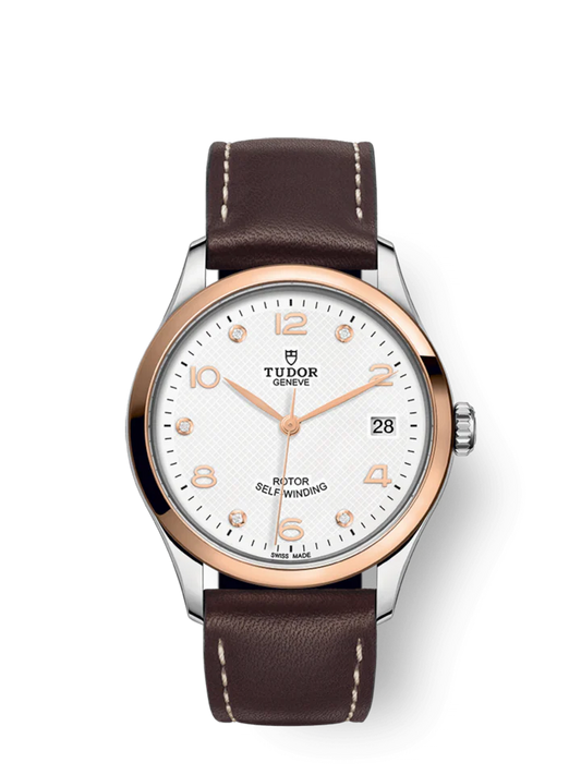 Tudor 1926, Stainless Steel and 18k Rose Gold with Diamond-set, 36mm, Ref# M91451-0012