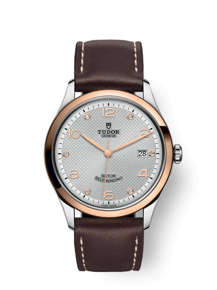 Tudor 1926, Stainless Steel and 18k Rose Gold with Diamond-set, 41mm, Ref# M91551-0006