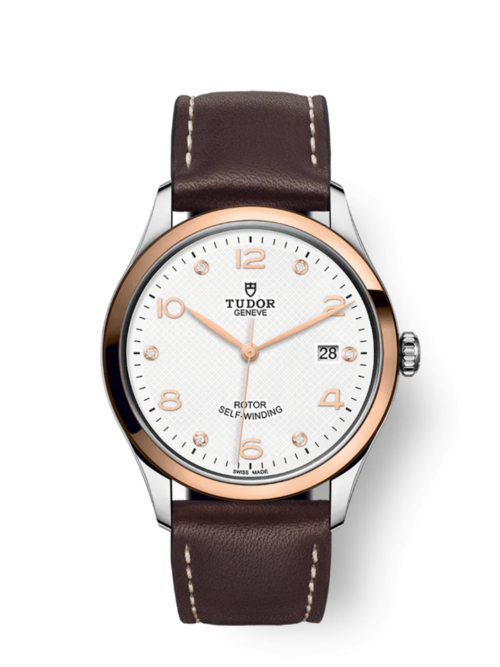 Tudor 1926, Stainless Steel and 18k Rose Gold with Diamond-set, 39mm, Ref# M91551-0012