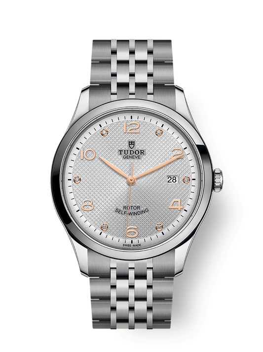 Tudor 1926, Stainless Steel and Diamond-set, 41mm, Ref# M91650-0003