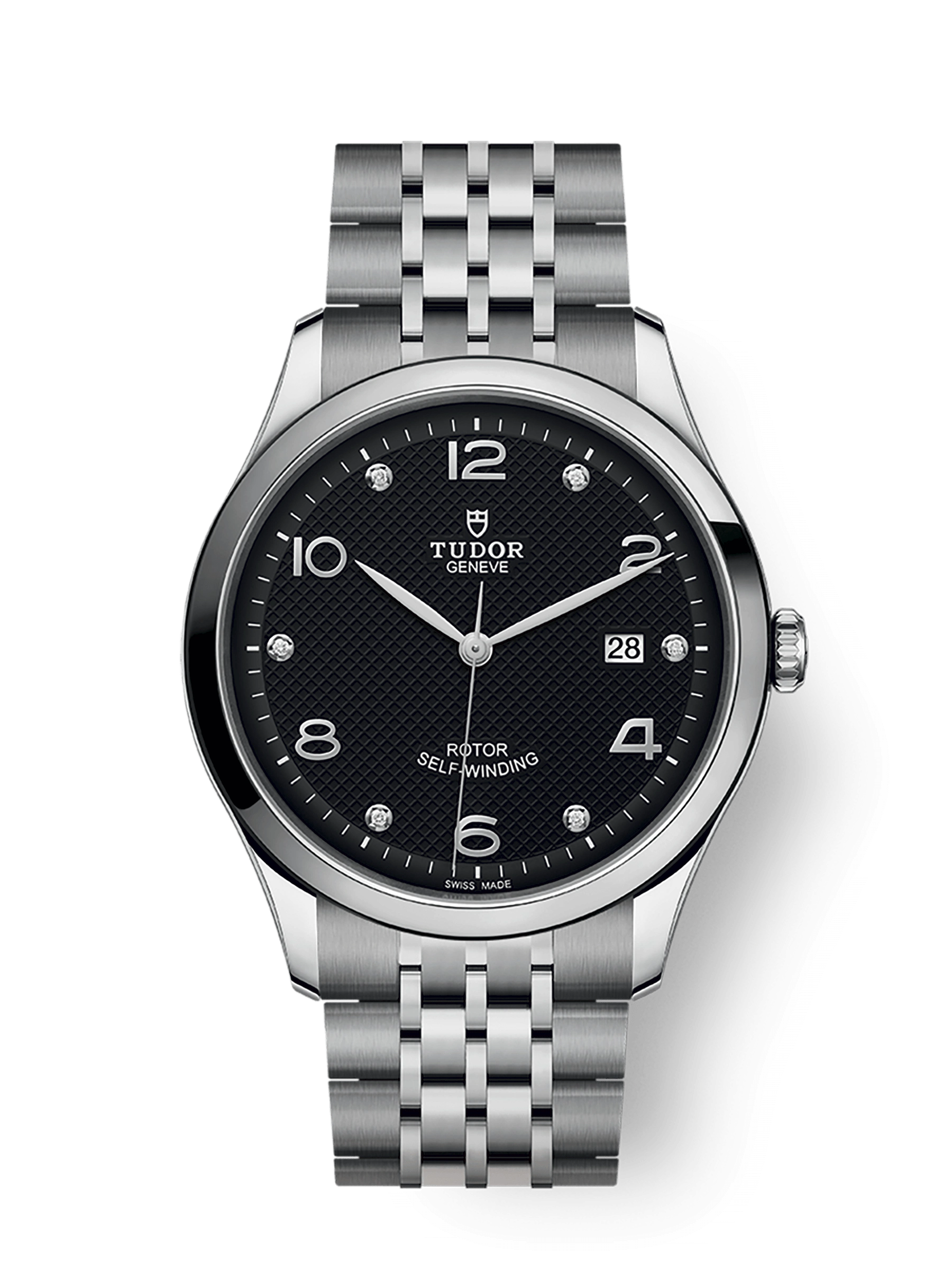 Tudor 1926, Stainless Steel and Diamond-set, 41mm, Ref# M91650-0004