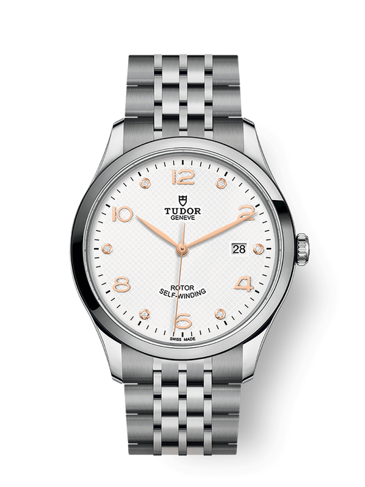 Tudor 1926, Stainless Steel and Diamond-set, 41mm, Ref# M91650-0013