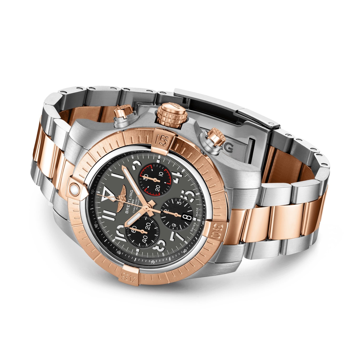 Side Breitling Avenger B01 CHRONOGRAPH Ref# UB01821A1B1U1