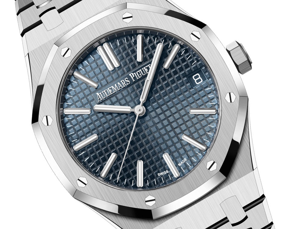 Side Audemars Piguet Royal Oak SELFWINDING "50TH ANNIVERSARY" Ref# 15510ST.OO.1320ST.01