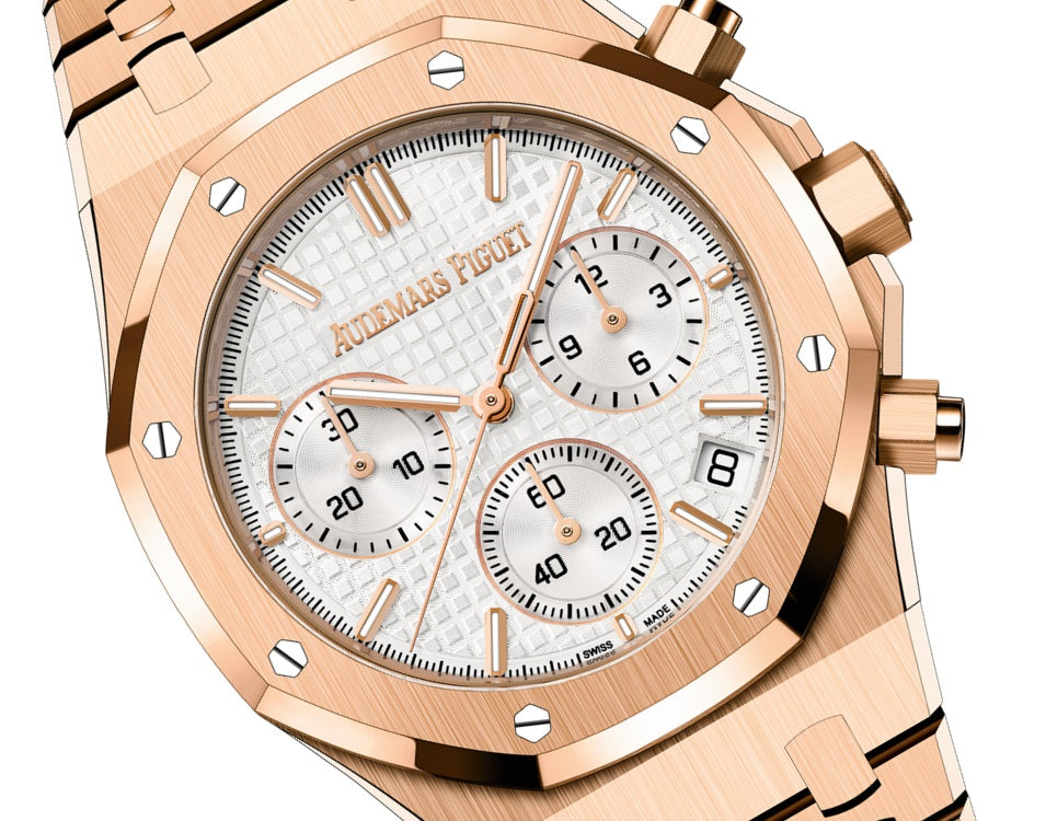 Side Audemars Piguet Royal Oak SELFWINDING CHRONOGRAPH "50TH ANNIVERSARY" Ref# 26240OR.OO.1320OR.03