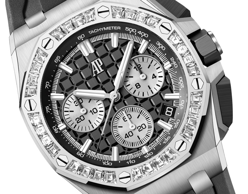 Side Audemars Piguet Royal Oak Offshore SELFWINDING CHRONOGRAPH Ref# 26424BC.ZZ.D002CA.01