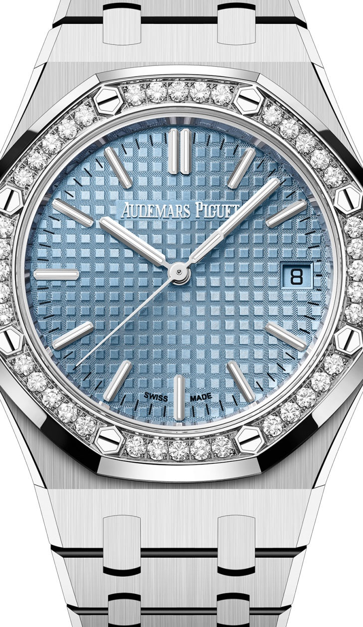 Side Audemars Piguet Royal OAK SELFWINDING "50TH ANNIVERSARY" Ref# 15551ST.ZZ.1356ST.01